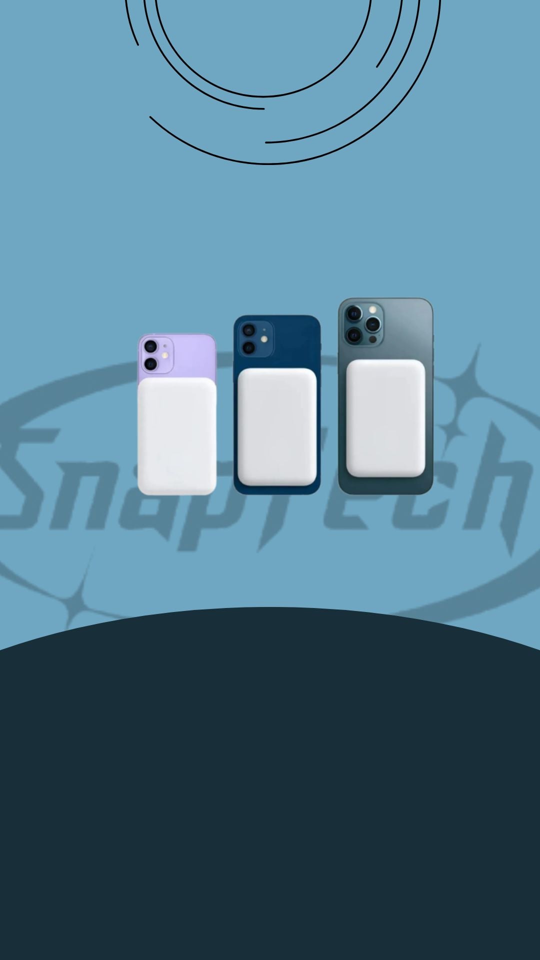 Powerbank Magnético Compatible Para Iphone Bateria 10000mah