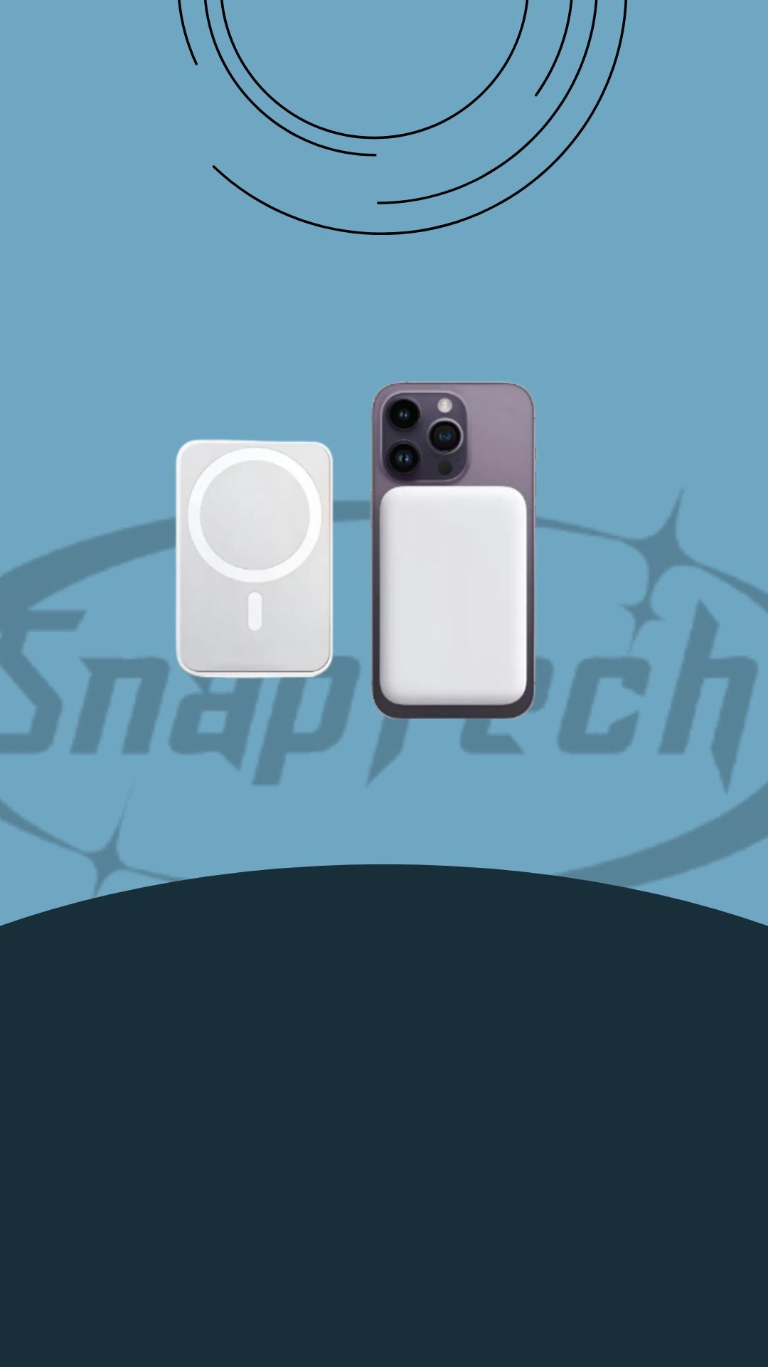 Powerbank Magnético Compatible Para Iphone Bateria 10000mah